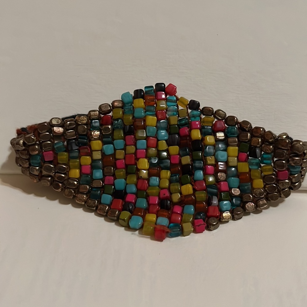 Kenneth Cole Beaded Sliding Length String Bracelet - Picture 2 of 3